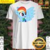 silly movie rainbow dash face 2 shirt