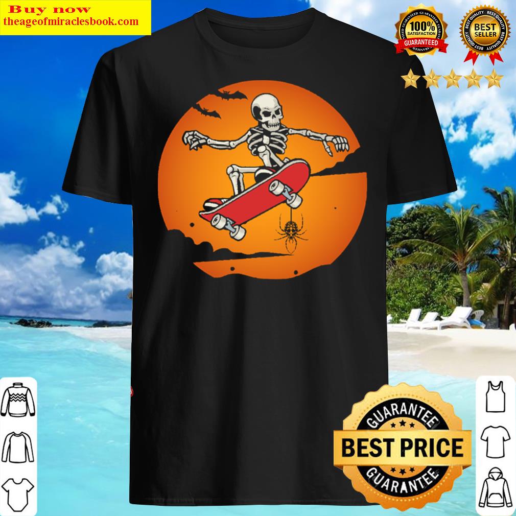 Skeleton Halloween Skater Shirt