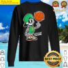 skeleton skull play basketball graffiti style sweater
