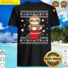 sloth funny ugly christmas sweater gift shirt