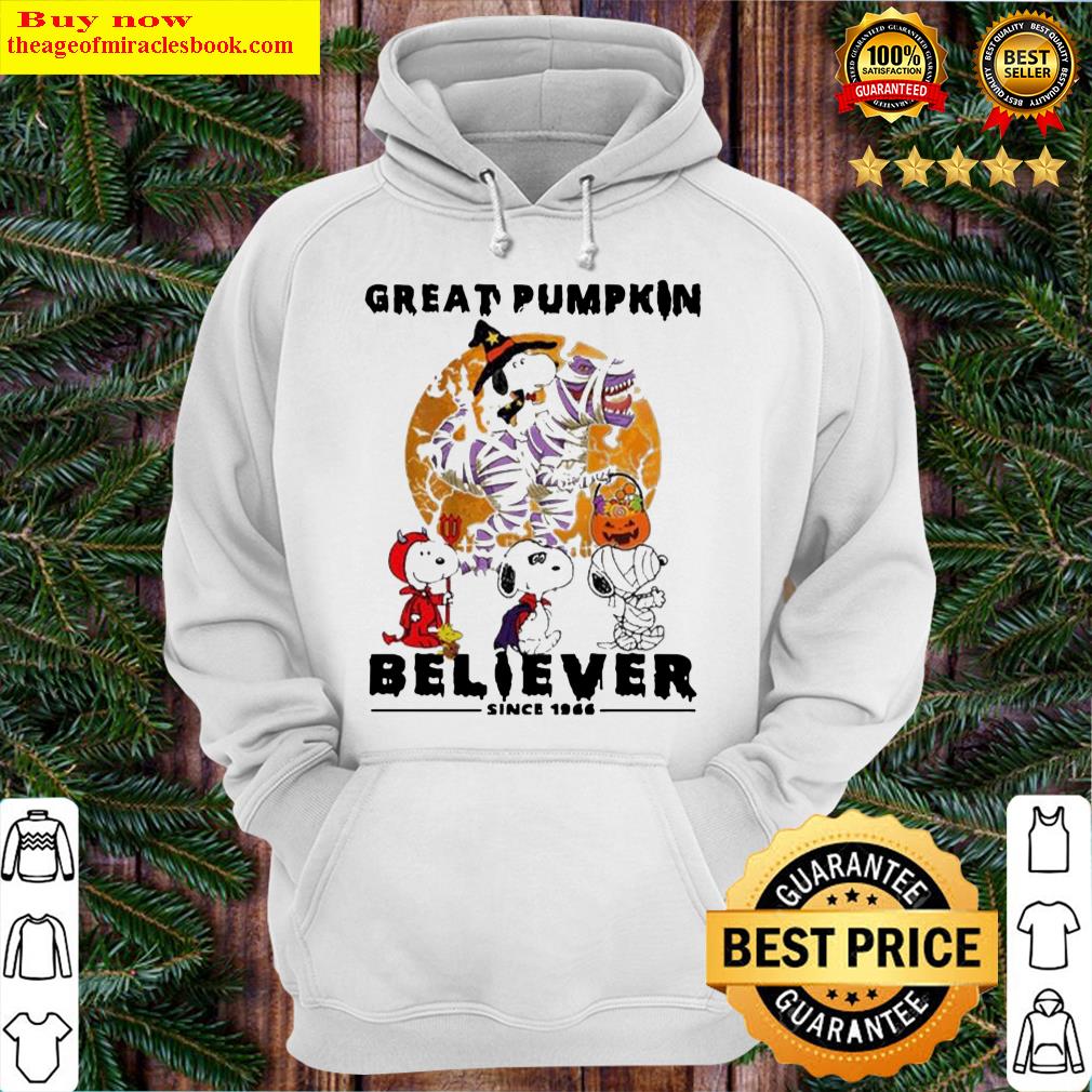 Snoopy And Woodstock Walking Great Pumpkin Believer Halloween Hoodie