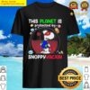 snoopy hug earth this planet is protected by snoopyvacxin shirt