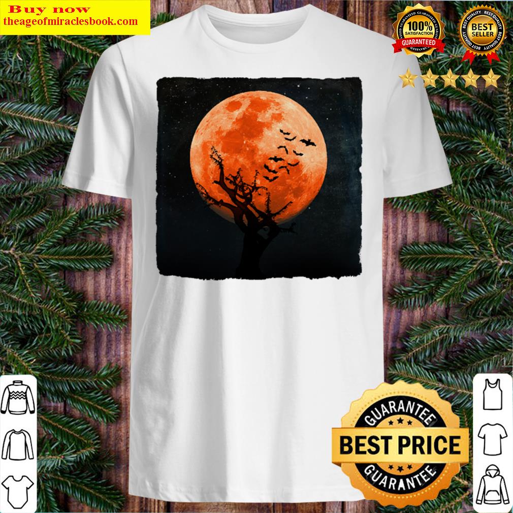 Spooky Halloween Moon T-shirt