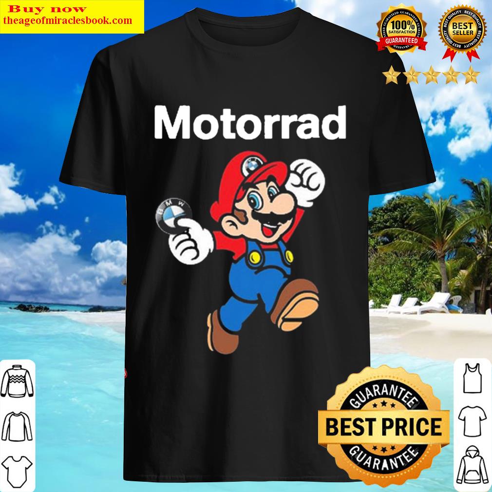 Super Mario And Bmw Logo Motorrad Shirt
