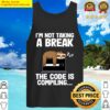 the code is compiling funny sloth programming nerd tank top