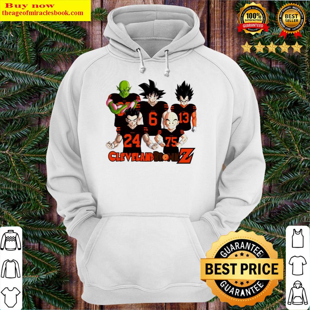 the dragon ball z of cleveland browns football shirt hoodie