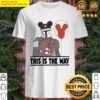 the mandalorian hat mickey this is the way shirt