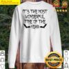 the most wonderful time of the year t shirt sweater