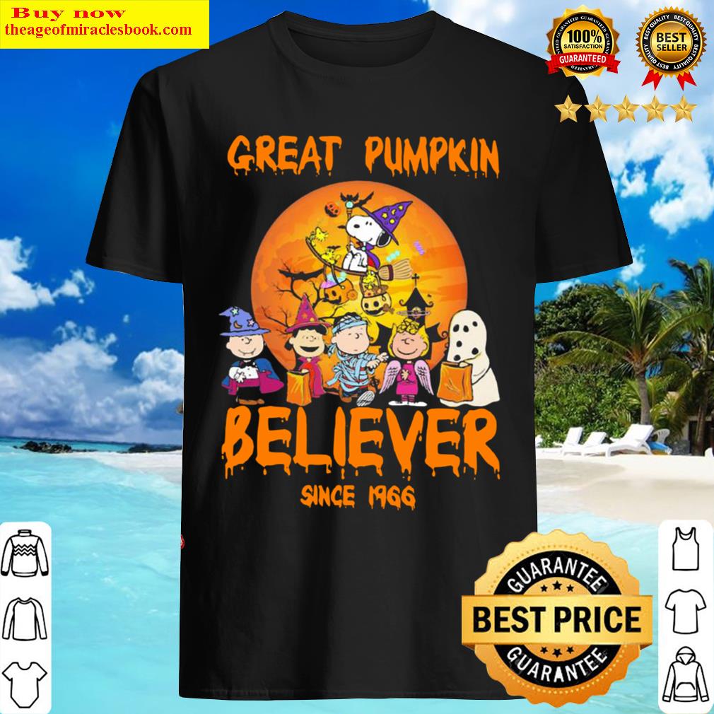 The Peanuts Snoopy And Friends Great Pumpkin Believer Halloween