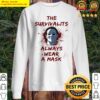 the survivalist always wear a mask mike myers sweater