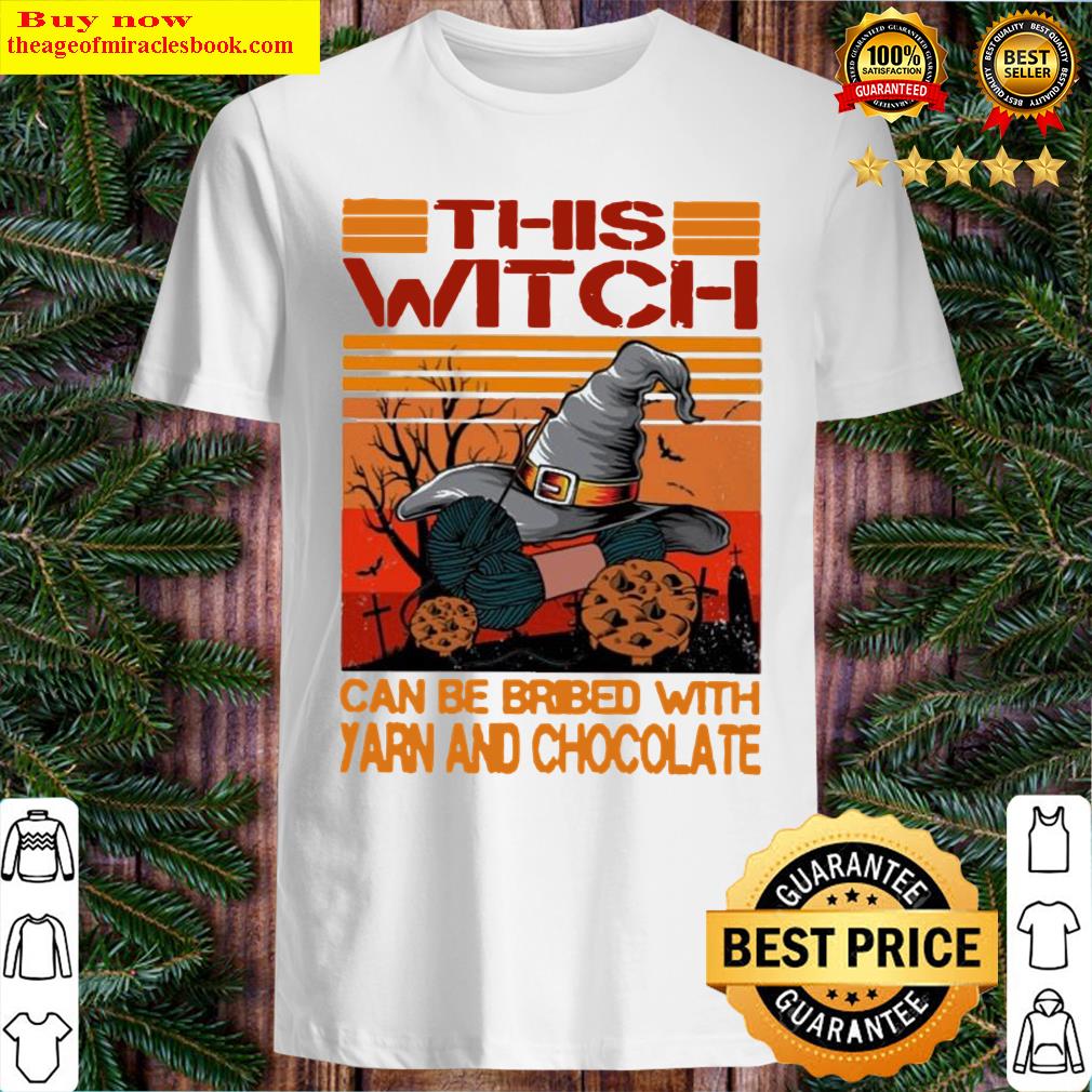 This Witch Can Be Bribed With Yarn And Chocolate Vintage Halloween