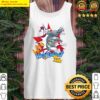 tom and jerry chase high energy tank top