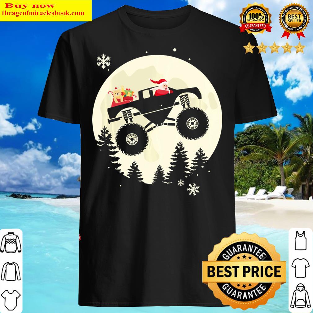 Truck Ride Pajama Christmas Gift Shirt