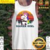 unicorn gamer girl vintage tank top