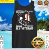 veterans day gift trump calls me us veteran skull american flag tank top