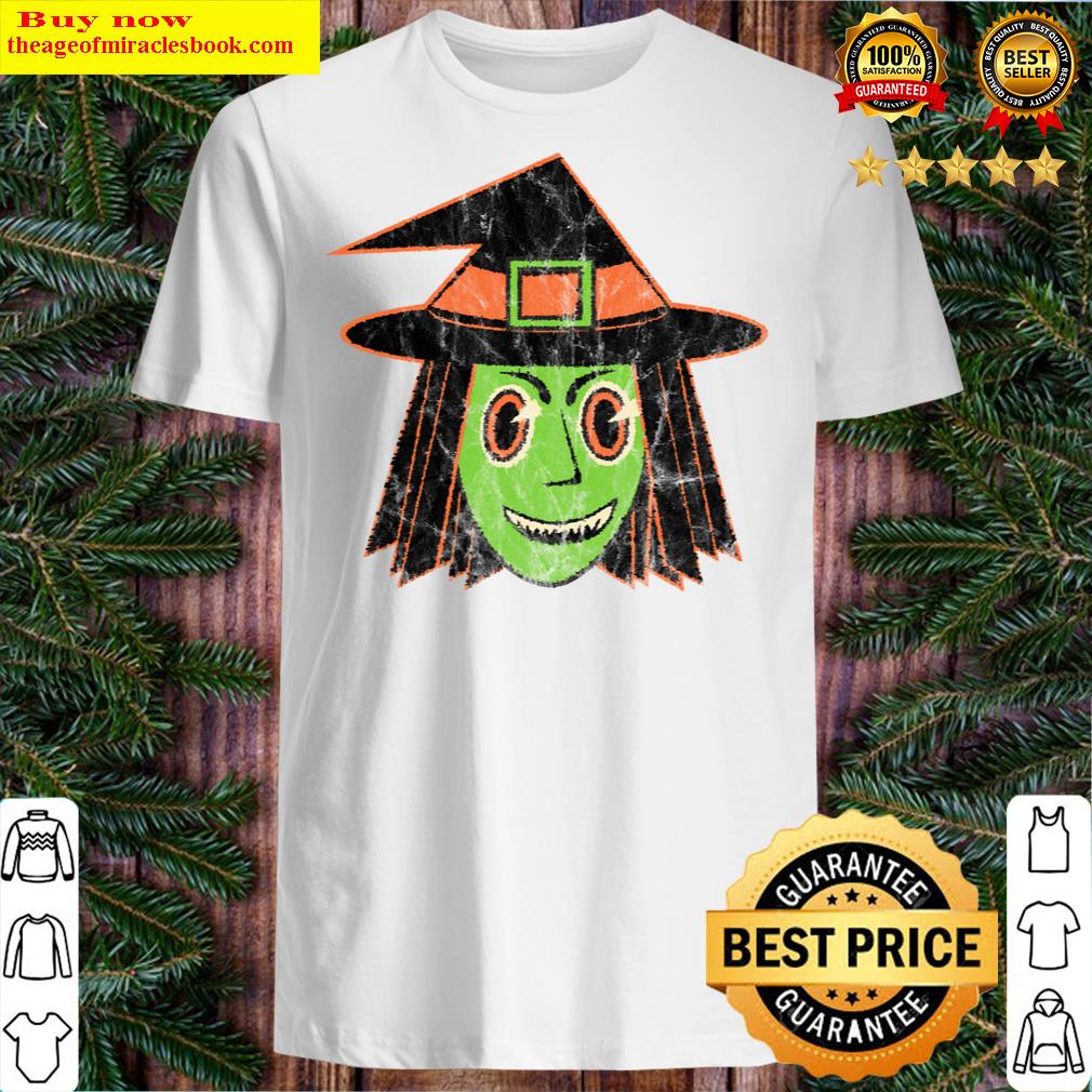 Vintage Halloween Witch Shirt