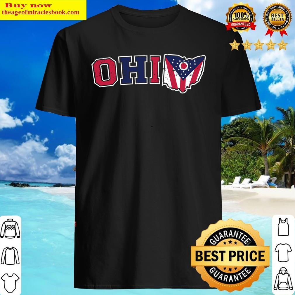 Vintage State Of Ohio Ohioan Grunge Shirt
