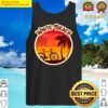 white beach sunshine in a beach with a lonely palm tree and bicycle tank top