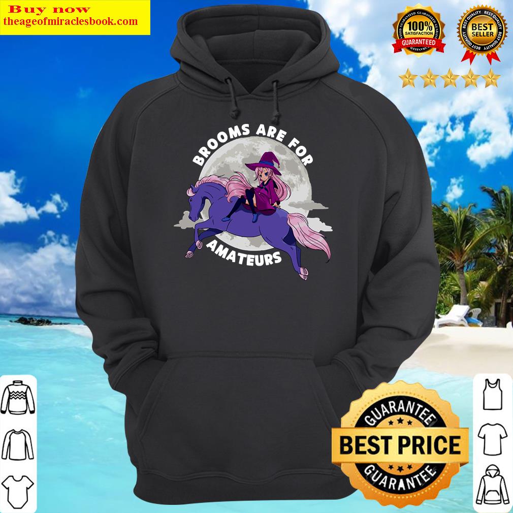 witch riding horse halloween hoodie