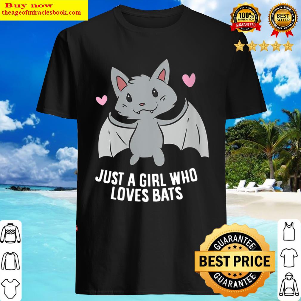 Womens Just A Girl Who Loves Bats V-neck Shirt