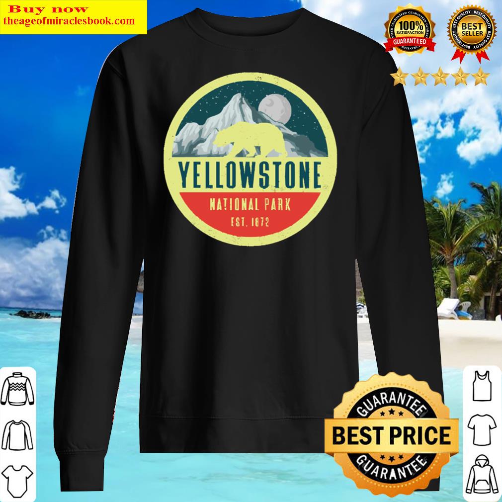 Yellowstone National Park Adventure Grizzly Bear Sweater