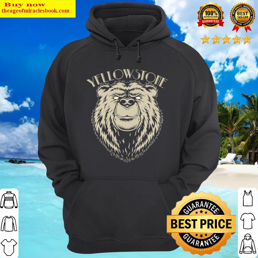 Yellowstone National Park Grizzly Bear Hoodie