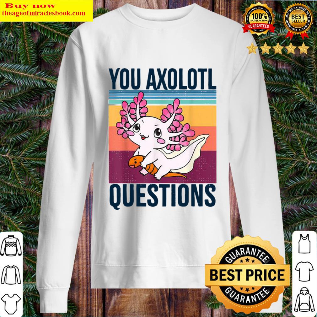 You Axolotl Questions 90s 80s Vintage Sweater