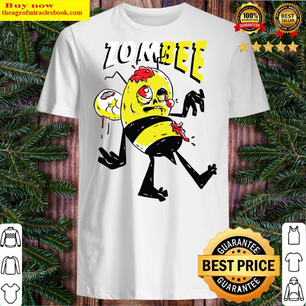 Zombee Halloween Zombie Bee Awesome Halloween Design Shirt