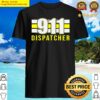 911 dispatcher thin gold line shirt