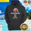 adventurous elf lights funny matching family christmas party hoodie