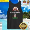 adventurous elf lights funny matching family christmas party tank top