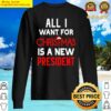 all i want for christmas is a new president anti joe biden sweater