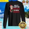 all i want for christmas is a new president trump santa tank top sweater