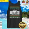 all i want for christmas is a new president xmas tank top
