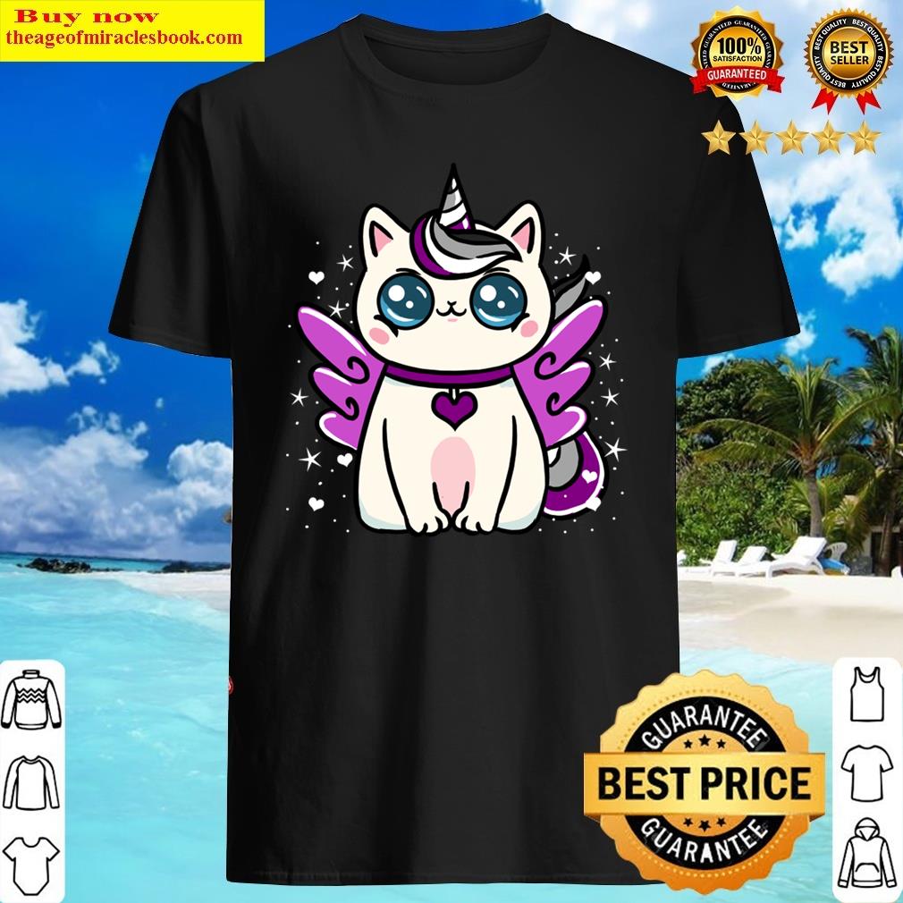 Asexual Caticorn Ace Pride Shirt