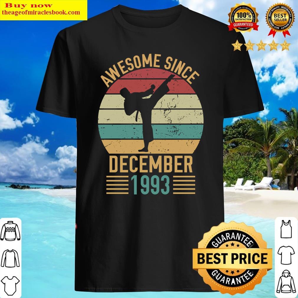 Awesome Since December 1993 Retro Style Birthday Shirt