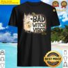 bad witch vibes peace hand girl witches halloween shirt