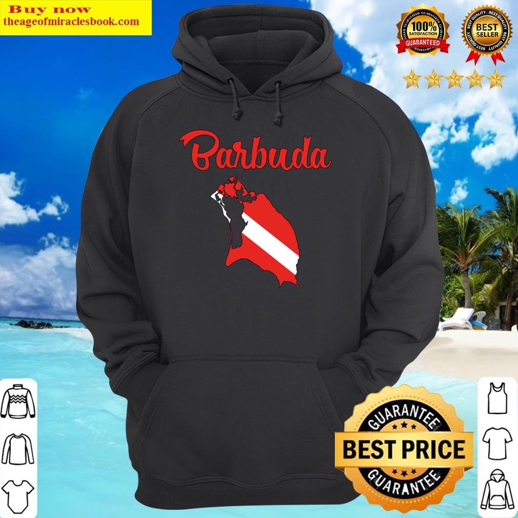 barbuda diver down flag scuba diving vacations hoodie