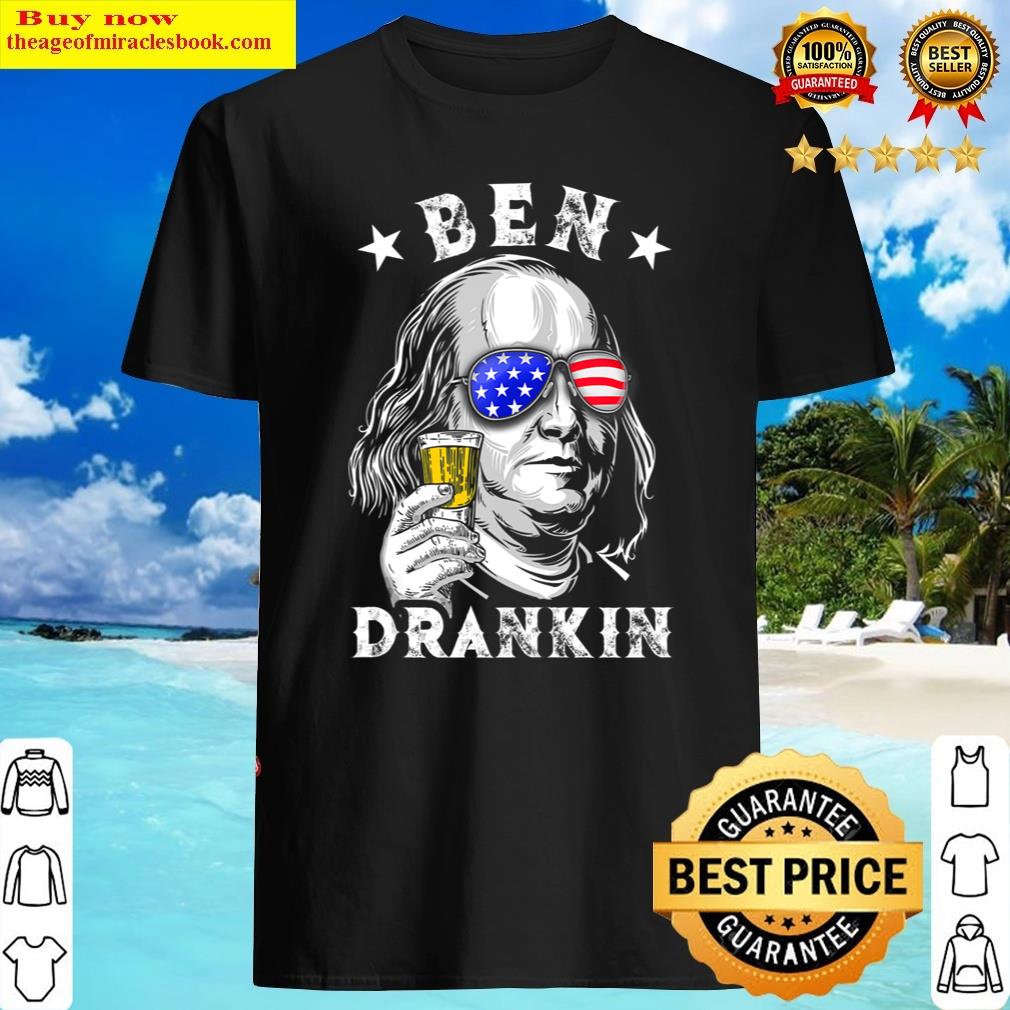 Ben Drankin Benjamin Franklin Funny Drinking 4th Of July Usa Tank Top Shirt