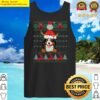 bernese mountain dog christmas light funny puppy pet lover tank top