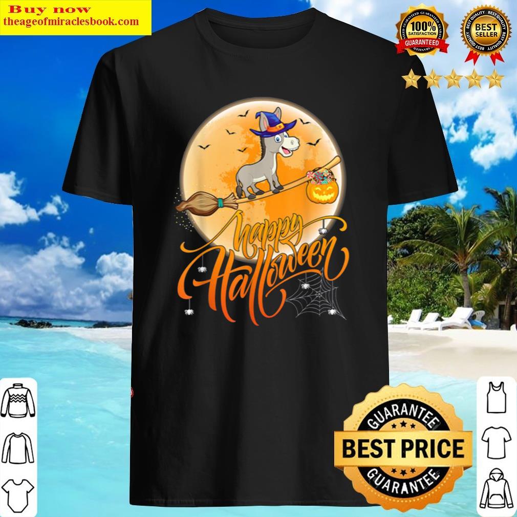 Best Mule Ride Witch Shotgun Funny Mule Halloween Shirt Shirt