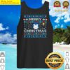 blue abominable snowman ugly xmas tank top