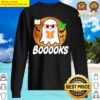booooks ghost boo read books library teacher halloween cute sweater