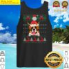boxer dog christmas light funny puppy pet lover long sleeve tank top