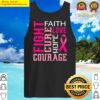 breast cancer awarenesss for women faith tank top
