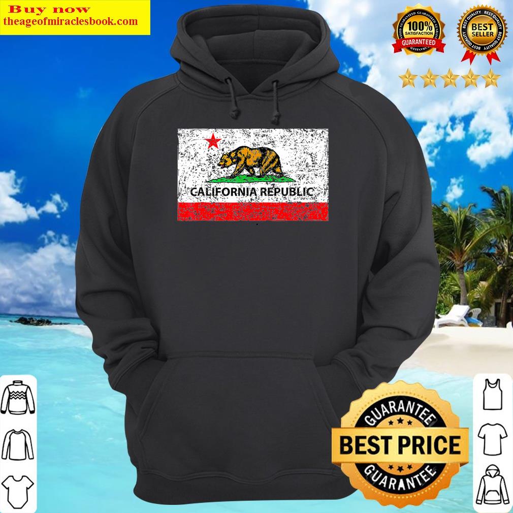 california republic cali flag socal norcal hoodie
