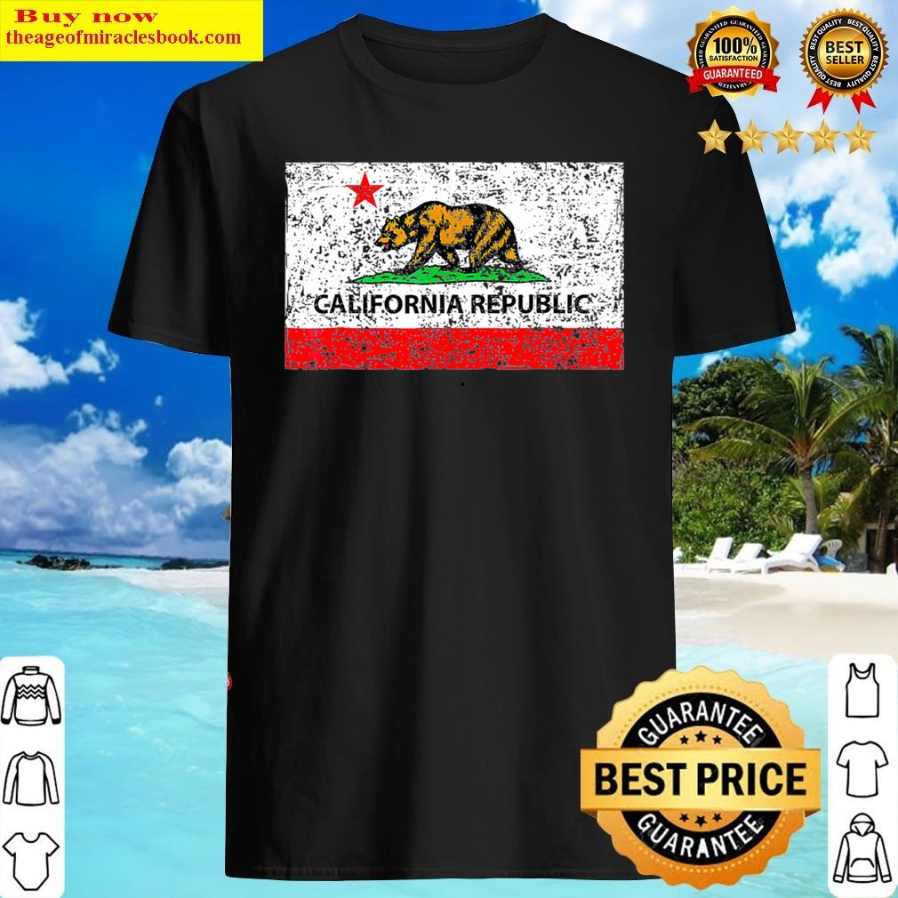 California Republic Cali Flag Socal Norcal Shirt