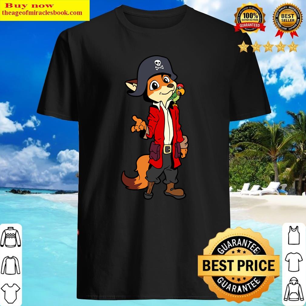 Captain Red Fox – Pirate Fox Shirt