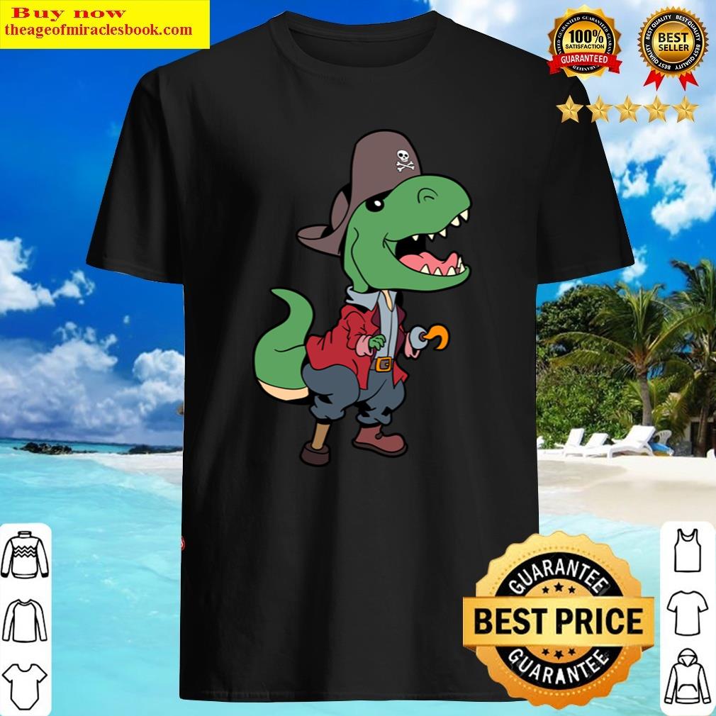 Captain Trex – Pirate Dinosaur Shirt