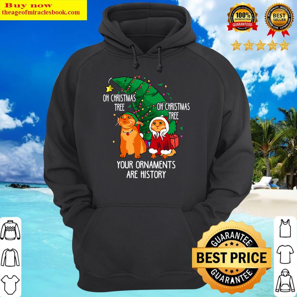 cats christmascat hoodie